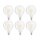 6 x Osram LED Star Classic Globe G95 8,5W = 75W E27 matt 1055lm warmweiß 2700K dimmbar