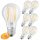 6 x Osram LED Filament Leuchtmittel Relax & Active Classic A 8W = 75W E27 klar 1055lm warmweiß & kaltweiß 2700K & 4000K