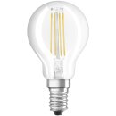 6 x Osram LED Filament Leuchtmittel Tropfen Classic P 4W = 40W E14 klar 470lm warmweiß 2700K DUO CLICK DIM per Lichtschalter DIMMBAR