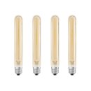 4 x Osram LED Filament T29 Röhre Vintage 1906 Tube 4,5W = 35W E27 Gold gelüstert 400lm extra warmweiß 2400K DIMMBAR