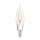 6 x Osram LED Filament Windstoß Kerze 4,5W = 40W E14 klar 470lm GLOWdim warmweiß 2200K-2700K DIMMBAR