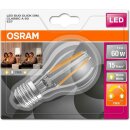 6 x Osram LED Filament Lampe Duo Click Classic A 7W = 60W E27 klar 806lm warmweiß 2700K