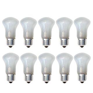 10 x Leuci Krypton 60W E27 Pilzform matt 60 Watt Glühbirne Glühlampe mattiert