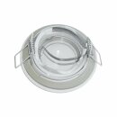 mlight Einbauleuchte Einbaustrahler rund starr Weiß IP44 max. 50W MR16 exkl. Leuchtmittel