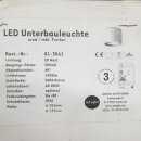 mlight LED Unterbau-/Aufbauleuchte Deckenleuchte Ø15cm rund 20W 1400lm Tageslicht 5000K kaltweiß