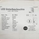 mlight LED Unterbau-/Aufbauleuchte Deckenleuchte Ø15cm rund 20W 1400lm Tageslicht 5000K kaltweiß