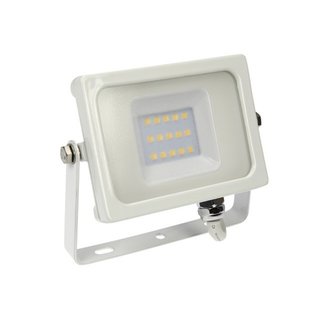 mlight LED Fluter Strahler Flutlicht Weiß eckig IP65 10W 750lm warmweiß 3000K