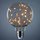 stiltalent LED Kupferkabel Leuchtmittel Globe G95 1,5W E27 klar warmweiß 2700K