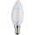 Müller-Licht LED Retro Filament Leuchtmittel Kerze 2,2W = 25W E14 klar gedreht 250lm warmweiß 2700K