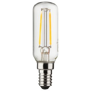 Müller-Licht LED Filament Retro Leuchtmittel Röhre T25 2,2W = 25W E14 klar 250lm warmweiß 2700K