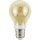 LightMe LED Spiral Filament A60 Birne 2,3W E27 Gold 125lm Deco Vintage extra warmweiß 1800K