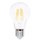 LightMe LED Filament Leuchtmittel Birnenform A60 7W = 60W E27 klar 810lm warmweiß 2700K DIMMBAR