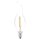 EGLO LED Filament Windstoß Kerze 2W E14 klar 180lm warmweiß 2700K