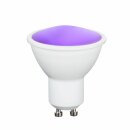 2 x Globo LED Leuchtmittel Reflektor 4W GU10 RGBW bunt & warmweiß 3000K mit Fernbedienung