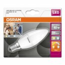 6 x Osram LED Leuchtmittel Kerzenform 5W = 40W E14 matt...