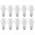 10 x Osram LED Filament Leuchtmittel Birnenform Superstar 5W = 40W E27 matt warmweiß 2700K DIMMBAR