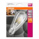 Osram LED Filament Edison Leuchtmittel LEDISON 7W = 60W E27 klar 806lm Glow Dim 2200K - 2700K warmweiß DIMMBAR