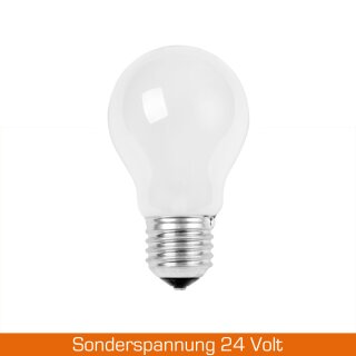 Glühbirne 24V 100W E27 MATT Glühlampe Sonderspannung 24 Volt 100 Watt