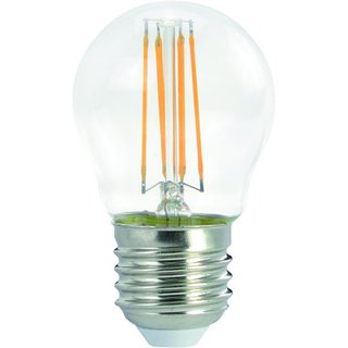 LightMe LED Filament Leuchtmittel Tropfen 4W = 40W E27 klar 470lm warmweiß 2700K 320°