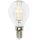 LightMe LED Filament Leuchtmittel Tropfen 4W = 35W E14 klar 470lm warmweiß 2700K 320°