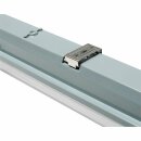 StarLicht LED Feuchtraum Wannenleuchte Promo-Aqua 120cm Grau 1x18W T8 Röhre neutralweiß 4000K IP65