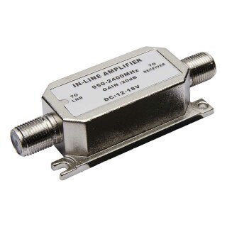 Conexion SAT-Inline-Verstärker IN-LINE 20dB Leitungsverstärker 950-2400MHz