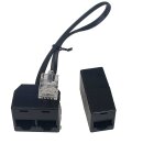 Conexion Adapter ISDN-Zweifach-Verteiler 1x RJ45 Stecker...