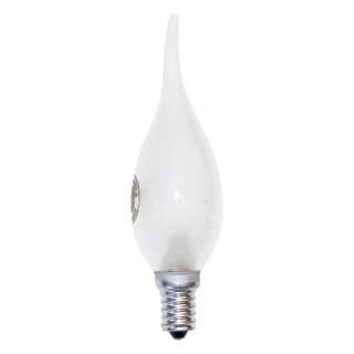 1 x Klein Glühlampe Glühbirne Kerze Windstoß 40W 40 Watt E14 MATT Glühbirnen Glühlampen