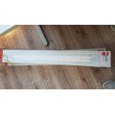 OBI Wand- & Deckenleuchte Büroleuchte 124cm weiß 2 x 36W 6600lm T8 Leuchtstoffröhre neutralweiß 4000K