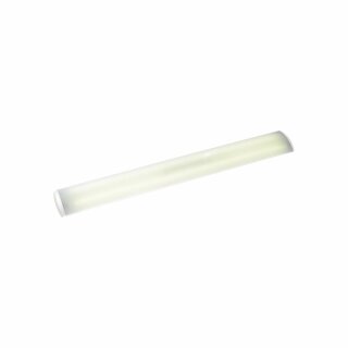 OBI Wand- & Deckenleuchte Büroleuchte Oval 126cm weiß 2 x 36W 6600lm T8 Leuchtstoffröhre neutralweiß 4000K