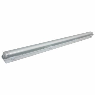 StarLicht Aqua Promo Feuchtraum Wannenleuchte 128cm IP64 grau 1 x 36W G13/T8 Röhre 2650lm 4000K Neutralweiß