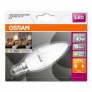 6 x Osram LED Leuchtmittel Kerzenform 5,5W = 40W E14 matt Duo Click Dim DIMMBAR per Lichtschalter