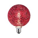 Paulmann LED Leuchtmittel Globe G125 Miracle Mosaic Rot 5W = 40W E27 470lm warmweiß 2700K dimmbar