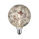 Paulmann LED Leuchtmittel Globe G125 Miracle Mosaic Schwarz 5W = 40W E27 470lm warmweiß 2700K dimmbar