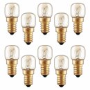 10 x Backofenlampe Glühbirne 15W E14 klar...