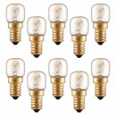 10 x Backofenlampe Glühbirne 15W E14 klar...