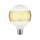 Paulmann LED Leuchtmittel Globe G125 Ringspiegel Gold 4,5W = 37W E27 420lm warmweiß 2700K dimmbar