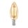 Eglo LED Filament Leuchtmittel Kerze 4W = 22W E14 Gold Vintage extra warmweiß 2200K