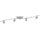 Paulmann Deckenleuchte Rail Systems Hip Teja Eisen gebürstet 4 x 35W GU5,3 warmweiß 2900K Halogen