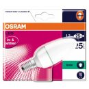 Osram LED Leuchtmittel Parathom Kerze Classic B 1,2W E14 matt grün