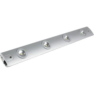 Ritos LED Unterbauleuchte Giga Silber 60cm 4 x 1W 280lm Neutralweiß 4000K mit Schalter