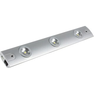 Ritos LED Unterbauleuchte Giga 45,5cm Silber 3 x 1W 220lm Neutralweiß 4000K mit Schalter