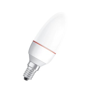 Osram 42144B1 Parathom LED Classic B, E14 80099-01 LED-Lampe in Kerzenform 1W/100V-240V, rot