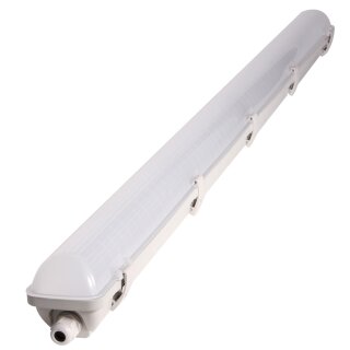 Ritos LED Feuchtraumleuchte Lichtleiste Slim 118cm Weiß IP65 20W 1800lm Tageslichtweiß 6500K