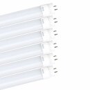 6 x LED VDE T8 PC Röhre 60cm 10W G13 900lm 230V KVG/VVG warmweiß 3000K 180° drehbare Endkappe