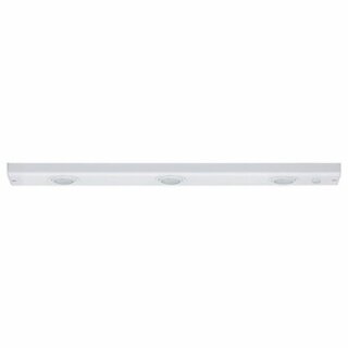 Unterbauleuchte Küche Metall Weiß 77cm 20W 3 x G4 780lm Warmweiß 2700K mit Schalter
