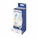 Spectrum Smart LED Kerze 5W = 35W E14 matt Warmweiß...