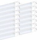 15 x LED VDE T8 PC Röhre 120cm 22W G13 2310lm 230V KVG/VVG Kaltweiß 6500K Tageslicht 180° drehbare Endkappe