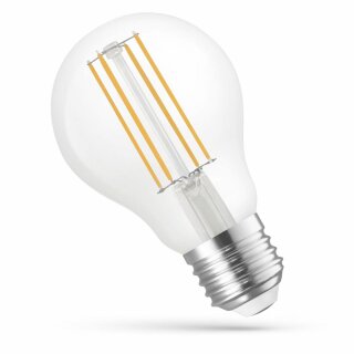 Spectrum Smart LED Filament Birnenform 5W = 32W E27 klar Warmweiß bis Tageslichtweiß 2700K - 6500K Wi-Fi