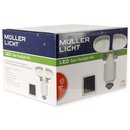 Müller-Licht LED Außenstrahler Solar-Spot schwenkbar Weiß IP44 6W 400lm Tageslichtweiß 6500K mit Sensor